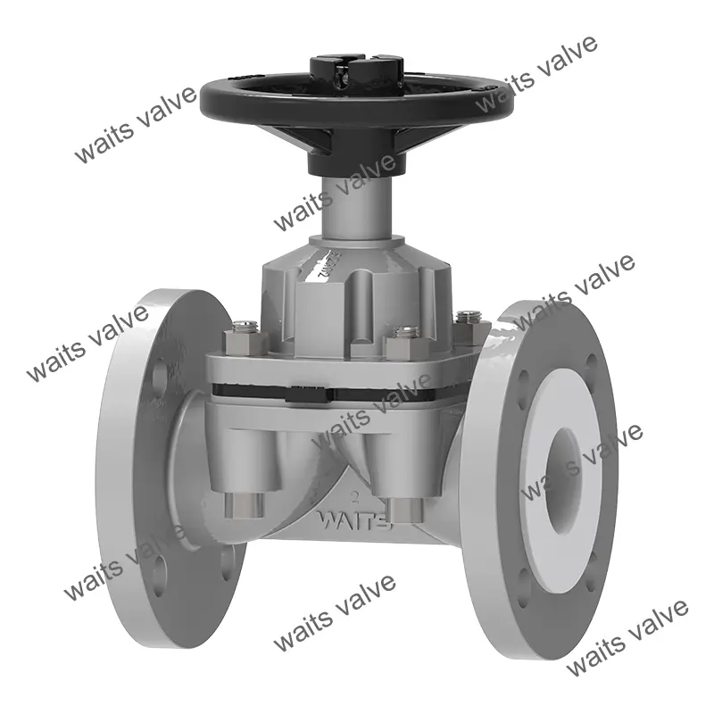 Ptfe Lined Diaphragm Valve