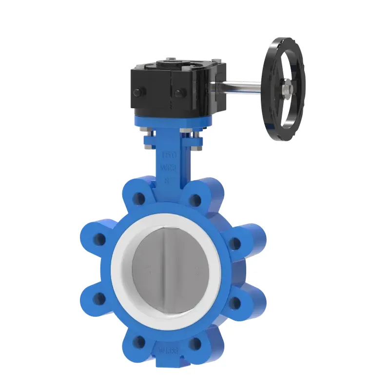Lug Wafer PTFE Lined Butterfly Valve