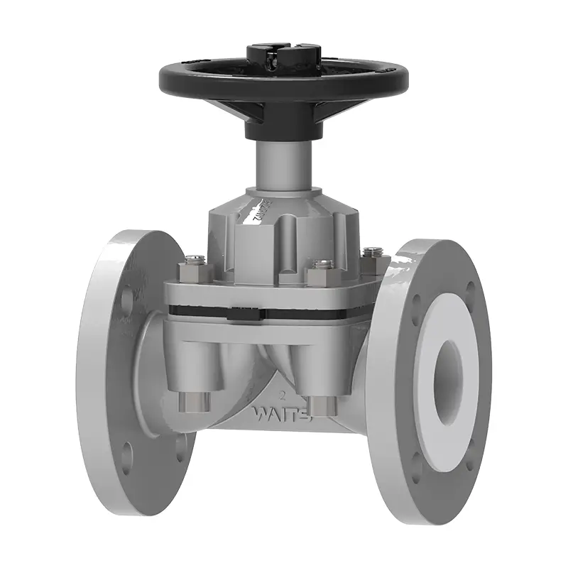 PTFE lineed diaphragm ວາວ